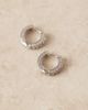 ASOS DESIGN ASOS DESIGN crystal hoop earrings in silver - 2