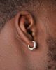 ASOS DESIGN ASOS DESIGN crystal hoop earrings in silver - 3