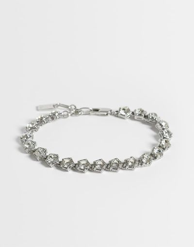 ASOS DESIGN ASOS DESIGN crystal stone set bracelet in silver