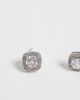 ASOS DESIGN ASOS DESIGN crystal stud earrings in silver - 3