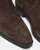 ASOS DESIGN ASOS DESIGN cuban boots in brown suede with western stitching - 2