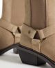 ASOS DESIGN ASOS DESIGN cuban heeled chelsea boots with buckle detail in taupe-Neutral - 2