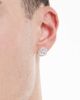 ASOS DESIGN ASOS DESIGN cubic zirconia stud earrings in real silver plate - 3
