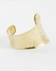 ASOS DESIGN ASOS DESIGN cuff bangle in hammered gold tone - 1