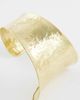 ASOS DESIGN ASOS DESIGN cuff bangle in hammered gold tone - 3