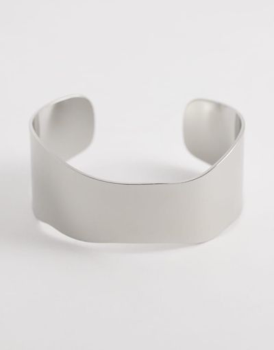 ASOS DESIGN ASOS DESIGN cuff bracelet in silver tone