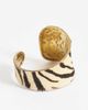 ASOS DESIGN ASOS DESIGN cuff bracelet with hair-on leather in zebra print-MULTI - 1