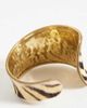 ASOS DESIGN ASOS DESIGN cuff bracelet with hair-on leather in zebra print-MULTI - 2