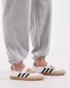 ASOS DESIGN ASOS DESIGN cuffed brushback sweatpants in gray heather - 4
