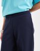 ASOS DESIGN ASOS DESIGN cuffed brushback sweatpants in navy - 3