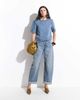 ASOS DESIGN ASOS DESIGN cuffed hem relaxed mom jeans in midwash blue - 1
