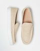 ASOS DESIGN ASOS DESIGN cupsole loafers in woven natural-Neutral - 2