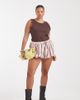 ASOS DESIGN ASOS DESIGN Curve bubble hem shorts in pink stripe - 1