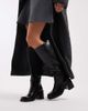 ASOS DESIGN ASOS DESIGN Curve Campbell chunky heeled knee boots in black - 4
