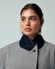ASOS DESIGN ASOS DESIGN Curve oversized contrast collar blazer in heather gray - 2
