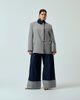 ASOS DESIGN ASOS DESIGN Curve oversized contrast collar blazer in heather gray - 3