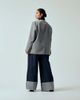 ASOS DESIGN ASOS DESIGN Curve oversized contrast collar blazer in heather gray - 4