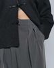 ASOS DESIGN ASOS DESIGN Curve Tailored barrel pants in gray melange - 4