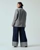 ASOS DESIGN ASOS DESIGN Curve tailored cuffed hem wide leg jeans in indigo-Navy - 4