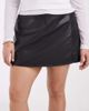 ASOS DESIGN ASOS DESIGN Curve Tailored faux leather pelmet mini skort in black - 3