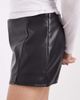 ASOS DESIGN ASOS DESIGN Curve Tailored faux leather pelmet mini skort in black - 4