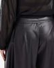 ASOS DESIGN ASOS DESIGN Curve Tailored leather look super wide pants in black crackle - 4