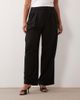 ASOS DESIGN ASOS DESIGN Curve tailored wide leg pants with pleat detail in black - 2