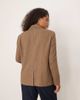 ASOS DESIGN ASOS DESIGN Curve textured relaxed blazer in brown herringbone - 4
