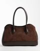 ASOS DESIGN ASOS DESIGN curve top tote bag in chocolate-Brown - 1