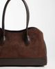 ASOS DESIGN ASOS DESIGN curve top tote bag in chocolate-Brown - 2