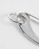 ASOS DESIGN ASOS DESIGN curved carabiner clip in brushed silver - 2