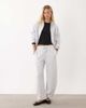 ASOS DESIGN ASOS DESIGN curved seam set jogger in ice heather gray - 1