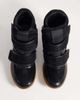 ASOS DESIGN ASOS DESIGN Dahlia high top wedge sneakers in black - 3