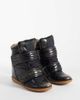 ASOS DESIGN ASOS DESIGN Dahlia high top wedge sneakers in brown burnished - 2