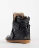 ASOS DESIGN ASOS DESIGN Dahlia high top wedge sneakers in brown burnished - 4