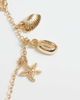 ASOS DESIGN ASOS DESIGN dainty 2 pack necklace with mini sea-life charms in gold tone - 4