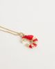 ASOS DESIGN ASOS DESIGN dainty necklace with mini shrimp pendant in gold tone-Multi - 4