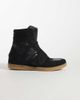 ASOS DESIGN ASOS DESIGN Damson concealed wedge sneakers in black suedette - 1