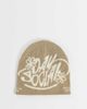 ASOS DESIGN ASOS DESIGN Day Social graphic skull beanie in neutral - 1
