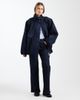 ASOS DESIGN ASOS DESIGN DECON 2.0 spliced bomber jacket in navy - 2