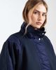ASOS DESIGN ASOS DESIGN DECON 2.0 spliced bomber jacket in navy - 3