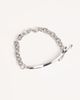 ASOS DESIGN ASOS DESIGN delicate bracelet with loop through design in silver tone - 2