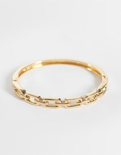 ASOS DESIGN ASOS DESIGN delicate clasp bracelet in gold tone