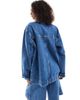 ASOS DESIGN ASOS DESIGN denim barn jacket in mid blue wash - 3