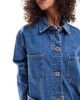 ASOS DESIGN ASOS DESIGN denim barn jacket in mid blue wash - 4