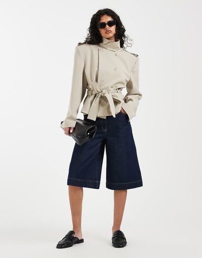 ASOS DESIGN ASOS DESIGN denim bermuda shorts in indigo-Blue