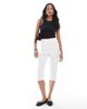 ASOS DESIGN ASOS DESIGN denim capri pants in mid blue - 1