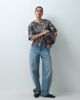 ASOS DESIGN ASOS DESIGN denim cinched shirt in zebra print - part of a set-Multi - 2