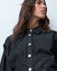 ASOS DESIGN ASOS DESIGN denim cinched waist shirt in wash black - 2