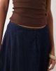 ASOS DESIGN ASOS DESIGN denim circle hem midaxi skirt in rinse wash-Blue - 3